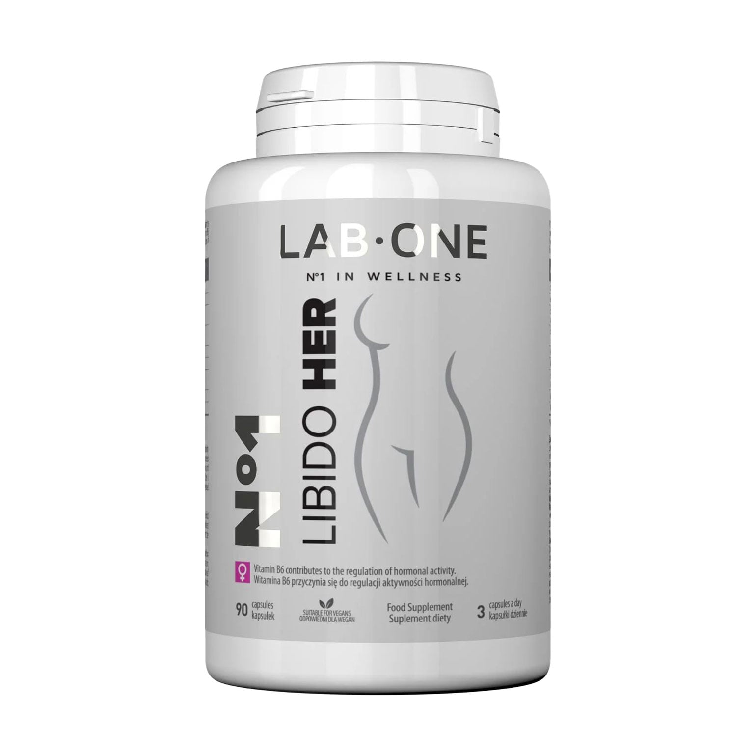 Жіночий комплекс для лібідо Lab One N1 Libido Her, 90 капсул